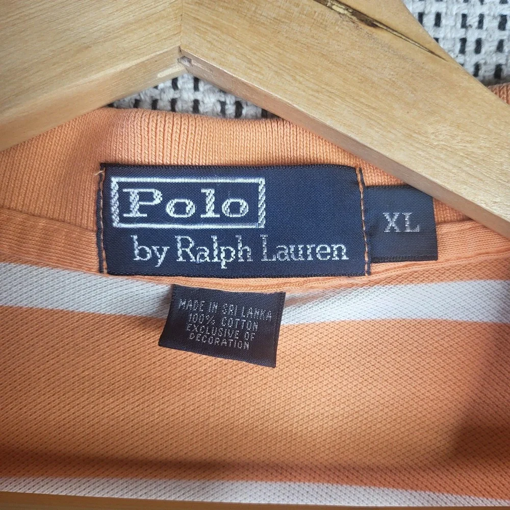 Polo Ralph Lauren Polo Shirt Mens XL Striped Classic Pony‎ Golf Casual